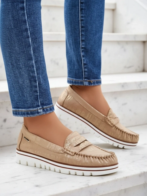 Royalfashion Жіночі екошкіряні мокасини Bellisse