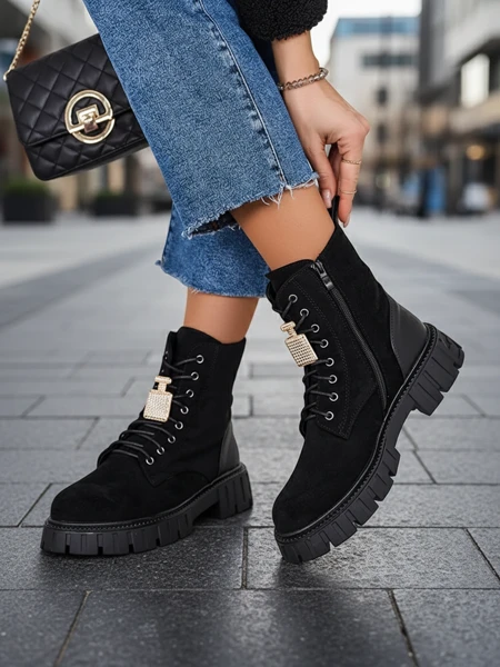 Royalfashion Dámské boty z ekosuede pro pracovnice Edvines