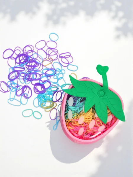 Royalfashion Vícebarevné silikonové gumičky Jahoda