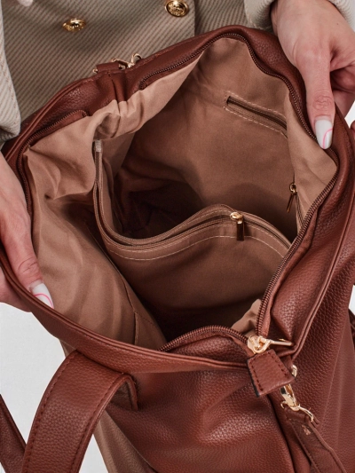 Velká dámská eko kožená shopper kabelka Moon Whisper