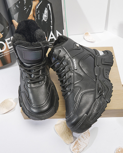 Черевики зимові утеплені на суцільній підошві Cefereda - Взуття