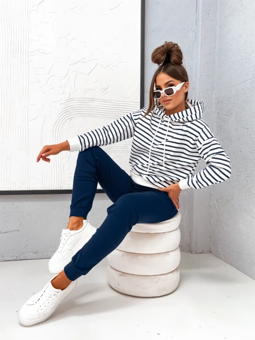 Royalfashion жіночий комплект спортивного одягу в смужку