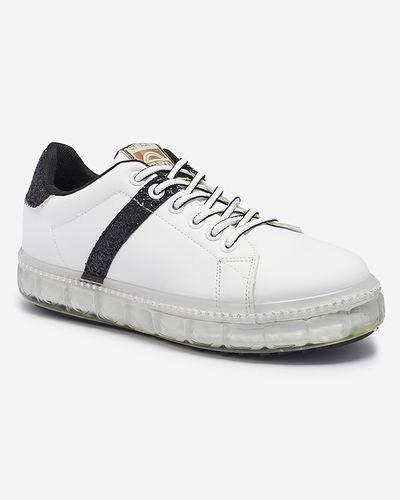 Dámská sportovní obuv v bílé barvě s černými vložkami Asxa- Footwear