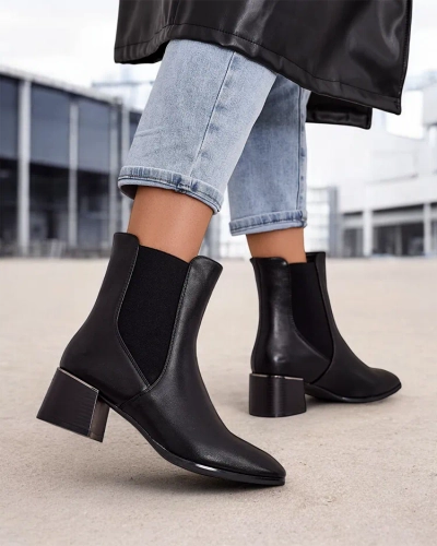 Жіночі чоботи з низьким каблуком Royalfashion Eterra