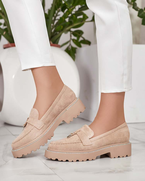 Royalfashion Жіночі мокасини з цирконами Ali