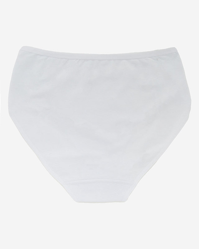 Klasické dámské kalhotky bílé barvy. PLUS VELIKOST- Spodní prádlo