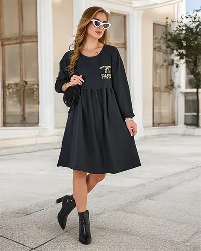 Royalfashion Dámské látkové šaty