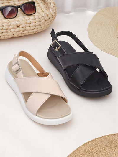 Royalfashion Dámské sandály na silnější podrážce Riva Star