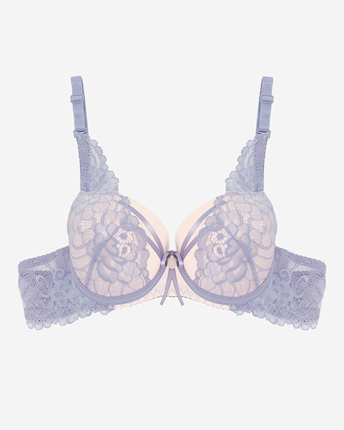 Рожевий і фіолетовий чуттєвий мереживний бюстгальтер - Жіноча білизна