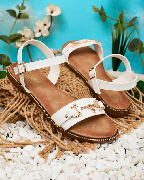 Royalfashion Декоровані жіночі босоніжки Umbe