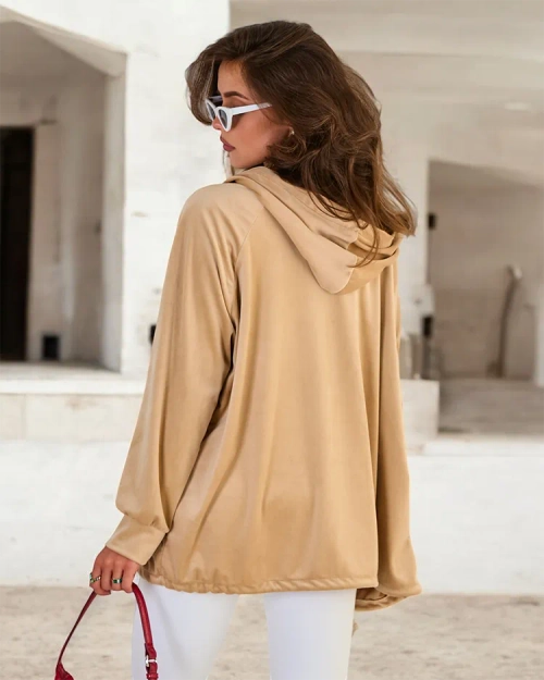 Жіночий світшот Royalfashion з капюшоном на блискавці