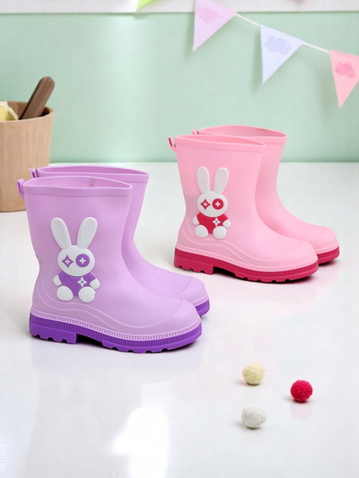 Royalfashion Dětské holínky s králíčkem Bunny Splash
