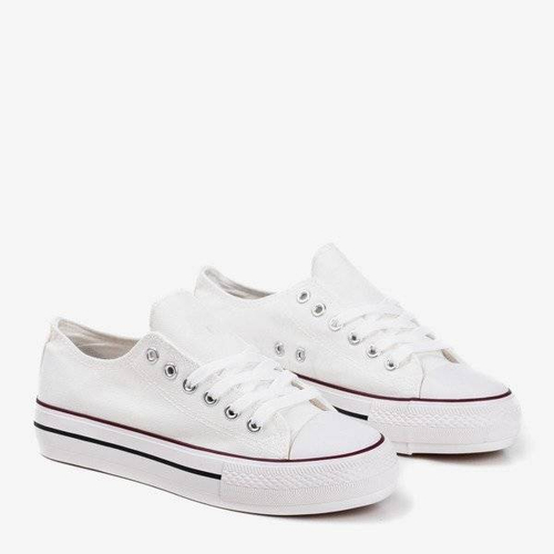 OUTLET Білі жіночі кросівки Habena - Взуття