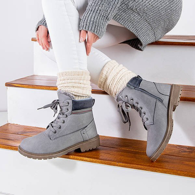 Izolované šedé boty Colorado - boty