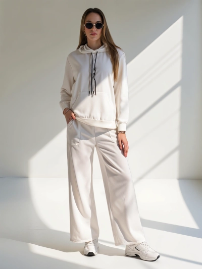 Royalfashion Жіночий в'язаний повсякденний комплект