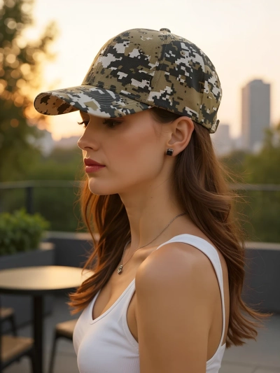 Royalfashion CamoFlex kšiltovka s maskáčovým vzorem