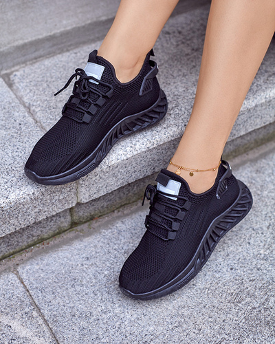 Жіночі тканинні спортивні туфлі Royalfashion чорного кольору Ltoti
