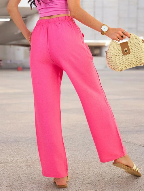 Жіночі широкі штани з тканини Royalfashion