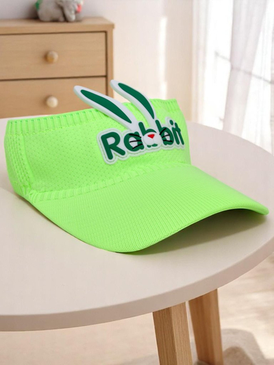 Royalfashion Дитячий козирок від сонця з вушками кролика