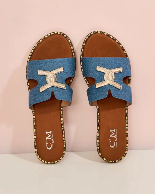 Royalfashion Жіночі шльопанці Ovore на плоскій підошві