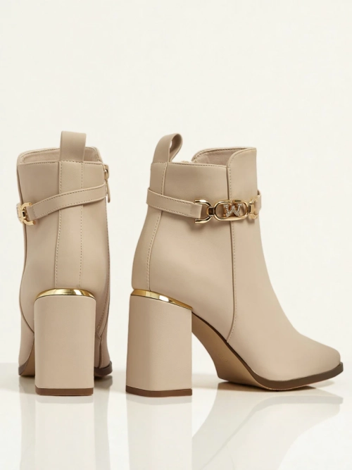 Жіночі ботильйони еко замшеві на підборах Ostirena