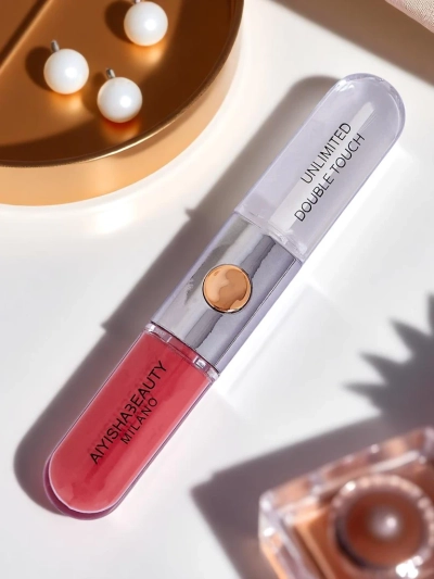 Rtěnka a čirý lesk na rty 2-v-1 Cherry Mocha