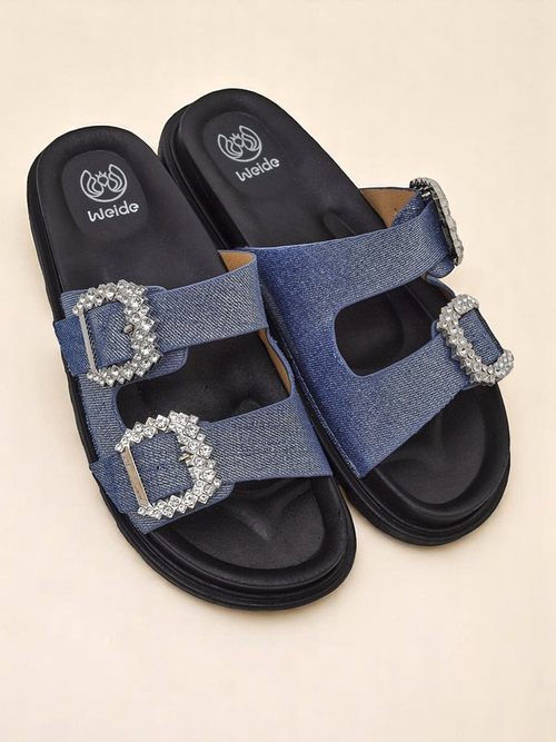 Royalfashion жіночі шльопанці з пряжками Mrs Aurora