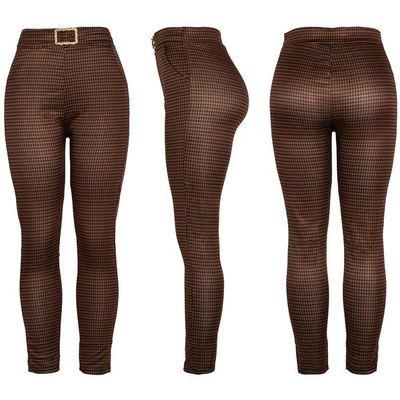 Штани коричнево-чорні гончасті - Штани 1