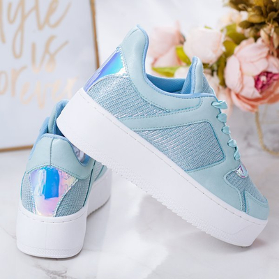 Синє спортивне взуття на платформі Salsa - Взуття 1