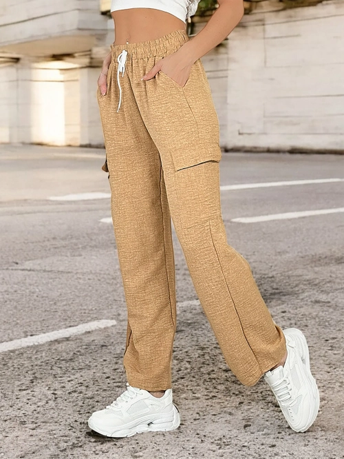 Royalfashion Жіночі широкі штани з кишенями