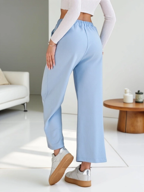 Royalfashion Жіночі Тканинні Широкі Трекові Штани