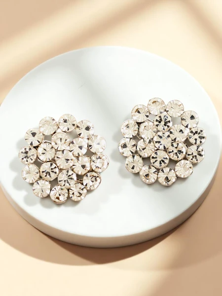 Royalfashion Dámské klipsové náušnice s kubickou zirkonií