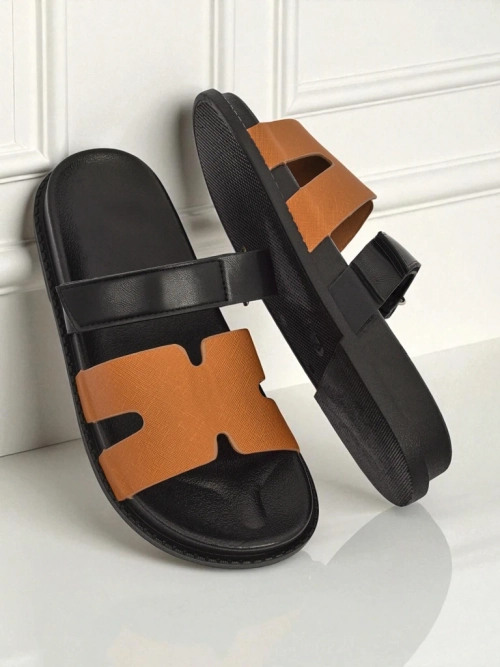 Royalfashion Жіночі шльопанці з еко-шкіри FlexiComfi