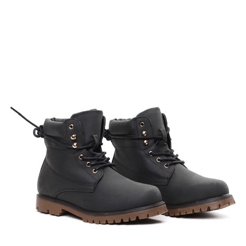 Чорні пішохідні пішохідні черевики