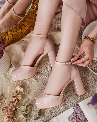 Royalfashion Жіночі лаковані босоніжки Lefeyoa