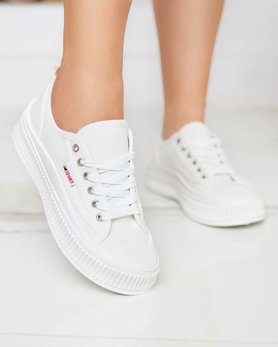 Жіночі білі кросівки Scola-Shoes