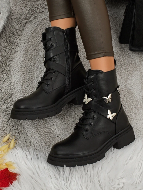 Жіночі ботильйони-воркери з оздобленням Motill