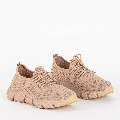 Бежеві жіночі кросівки Noliko