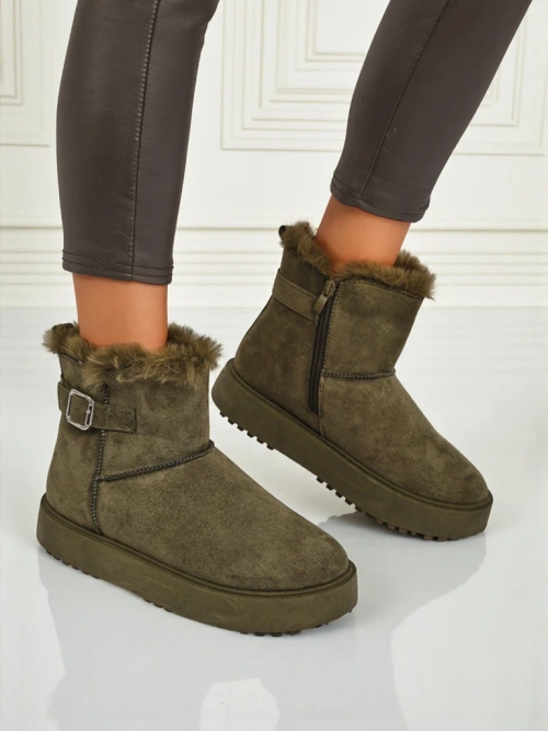 Royalfashion Короткі жіночі черевики a'la снігоходи Aurelia Classico