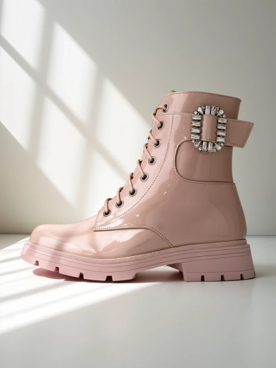 Royalfashion Жіночі чоботи на шнурівці Lacero