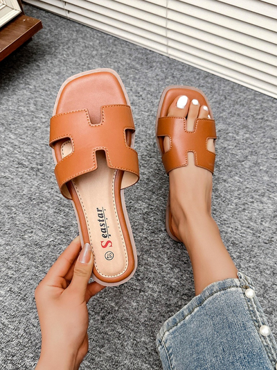 Royalfashion Жіночі плоскі сандалі Eval