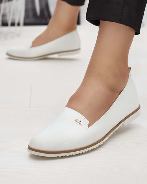 Білі жіночі мокасини Riorica- Footwear