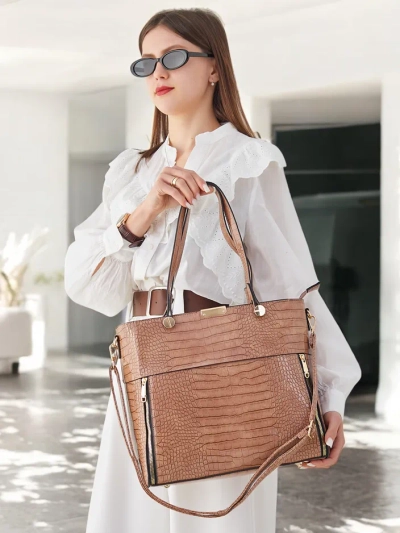 Royalfashion Лаковану жіночу сумку з тисненням