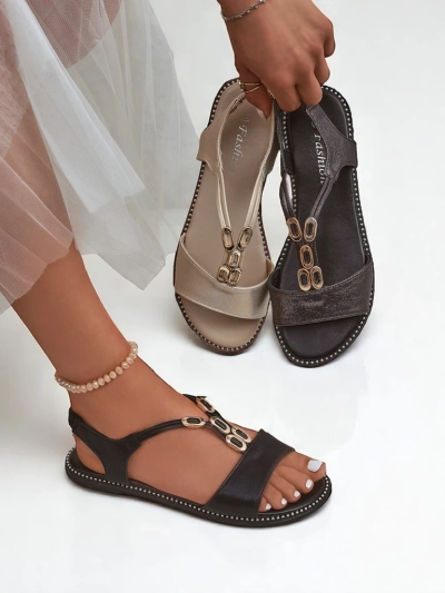 Royalfashion Dámské sandály s ozdobnými pásky Siena Glow