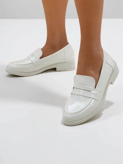 Royalfashion Dámské lakované loafers Aylay