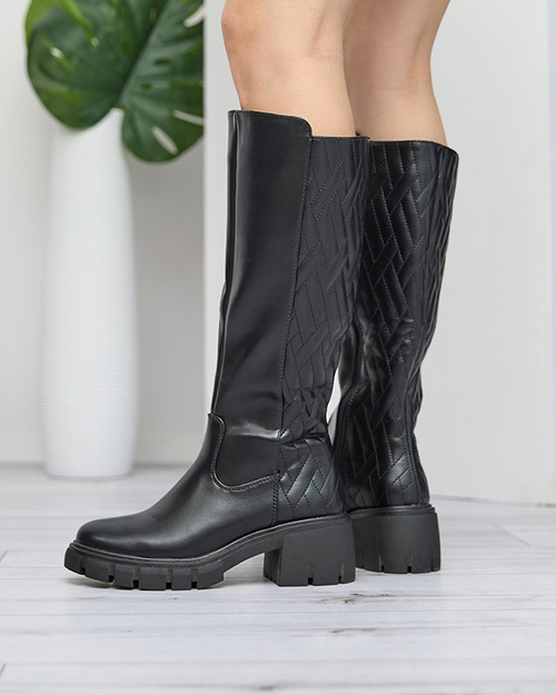 Чорні жіночі чоботи Radisha