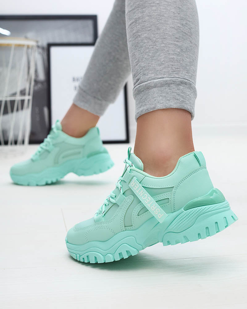 М'ятні жіночі спортивні кросівки Evilpo- Footwear