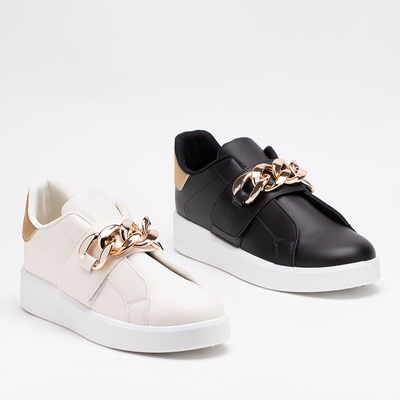 Krémová dámská nazouvací sportovní obuv Derera - Obuv