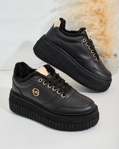 Royalfashion Zateplené dámské tenisky s kožíškem Sofi