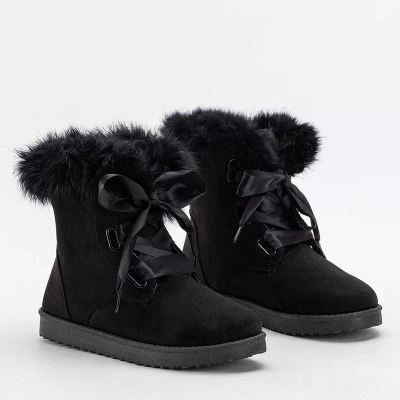 OUTLET Černé dámské sněhule od Ritalo - Footwear